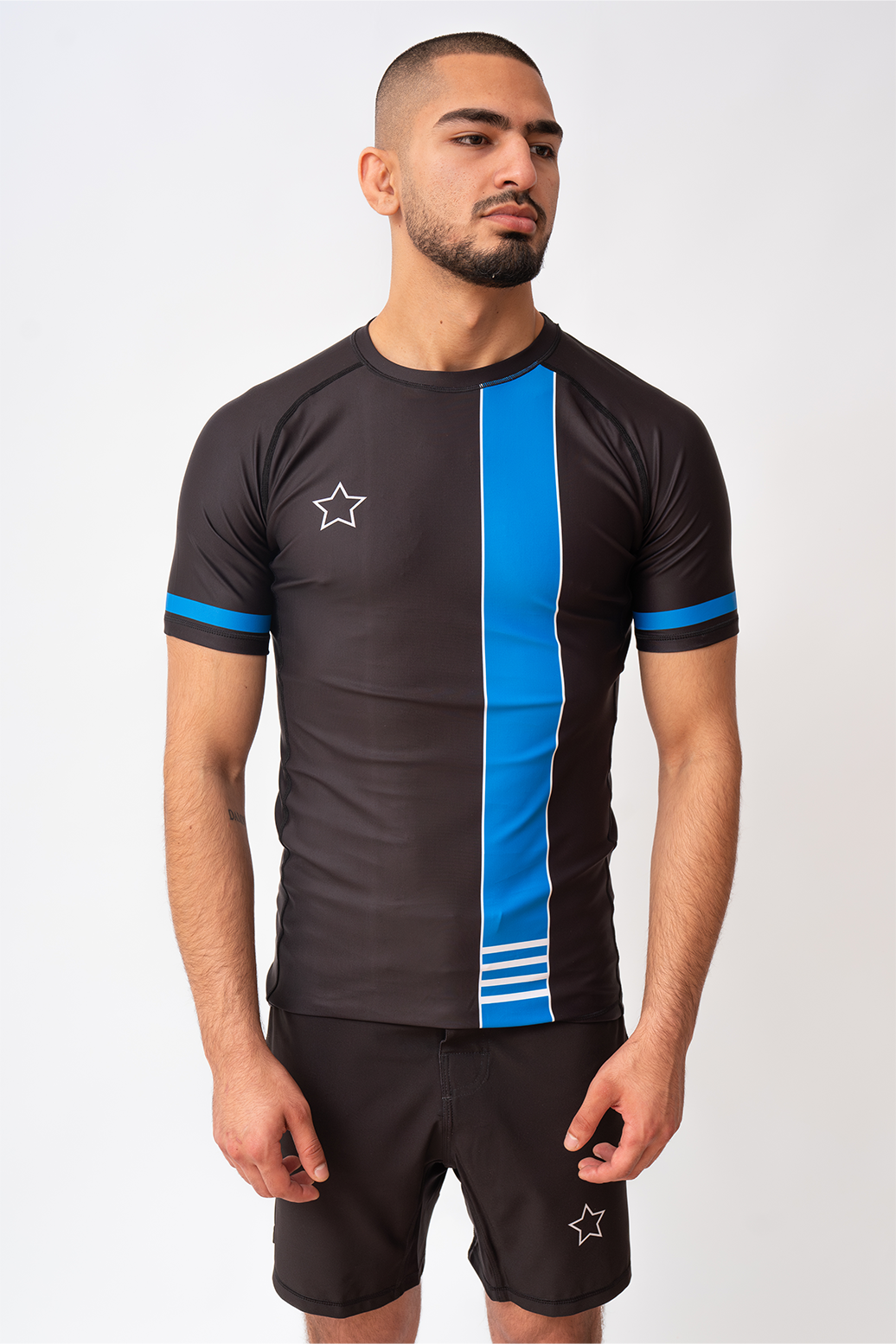 BJJ Rash Guard - Blue Belt