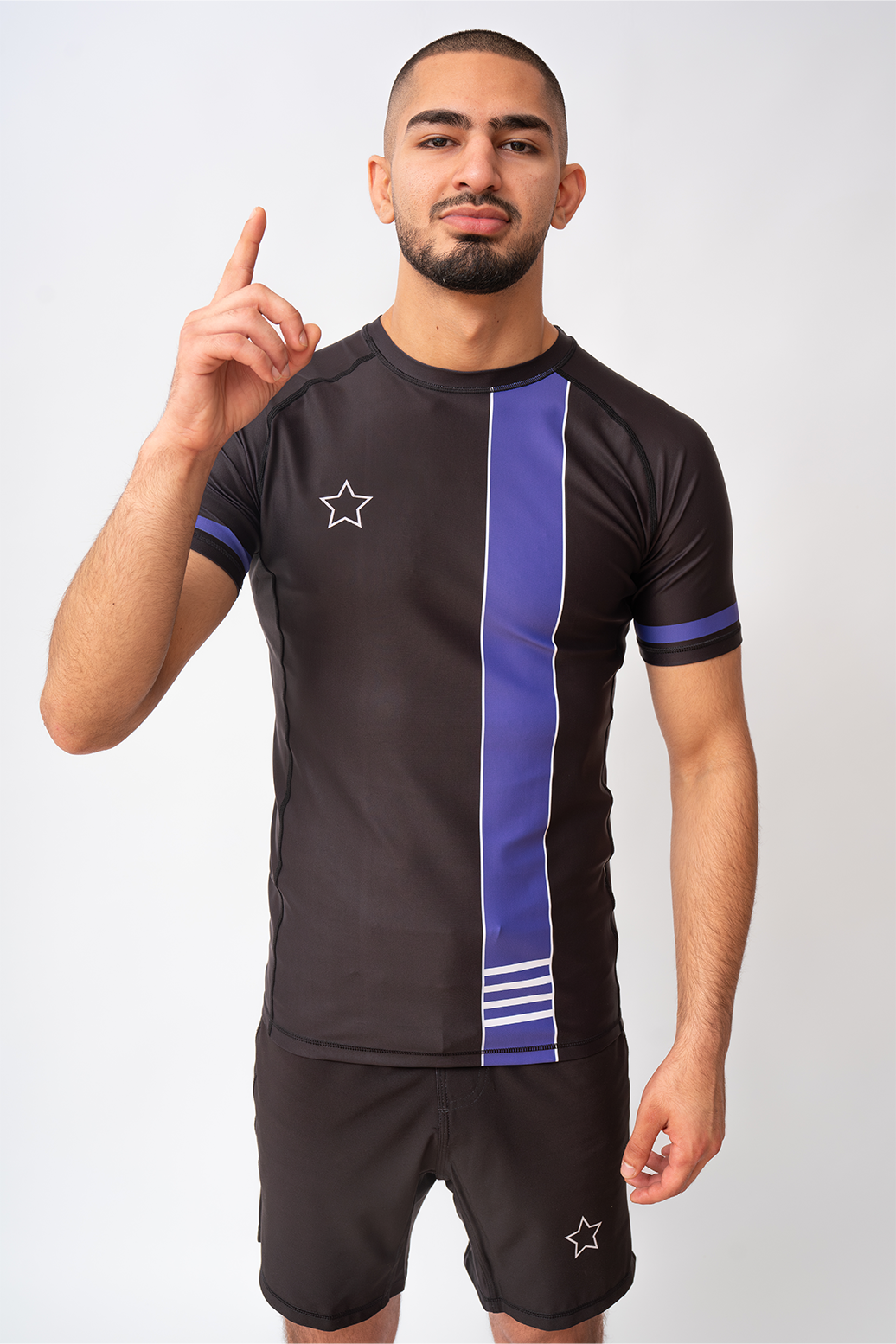 BJJ Rash Guard - Purple Belt