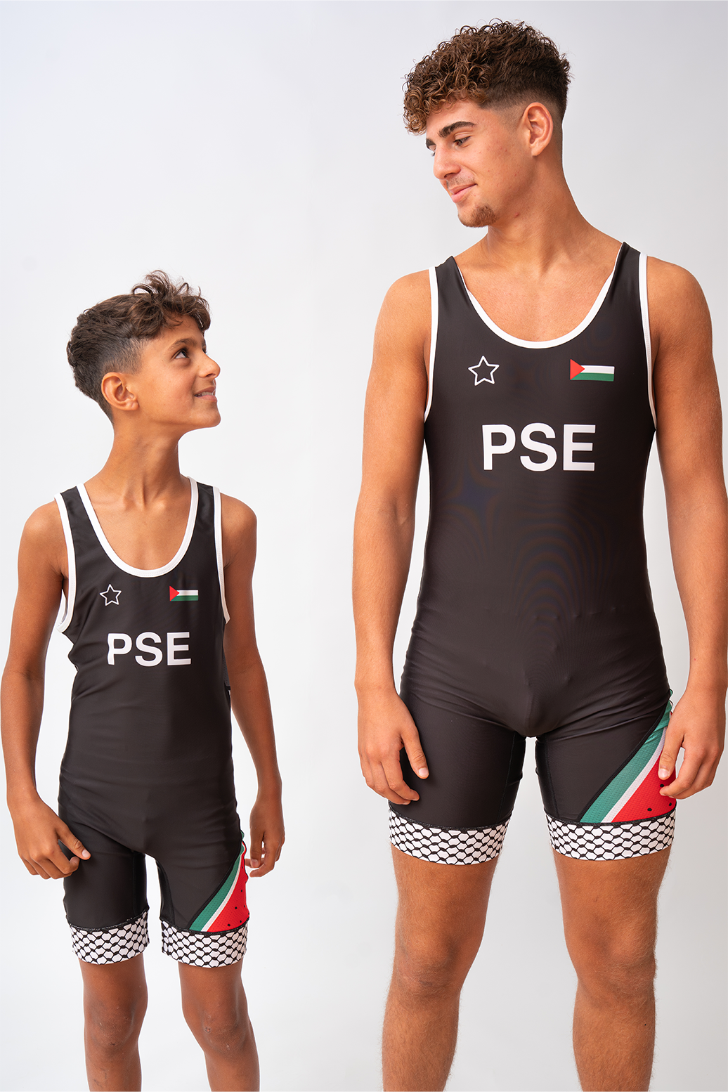 Bryderdragt Børn/Voksen - Free Palestine x 2