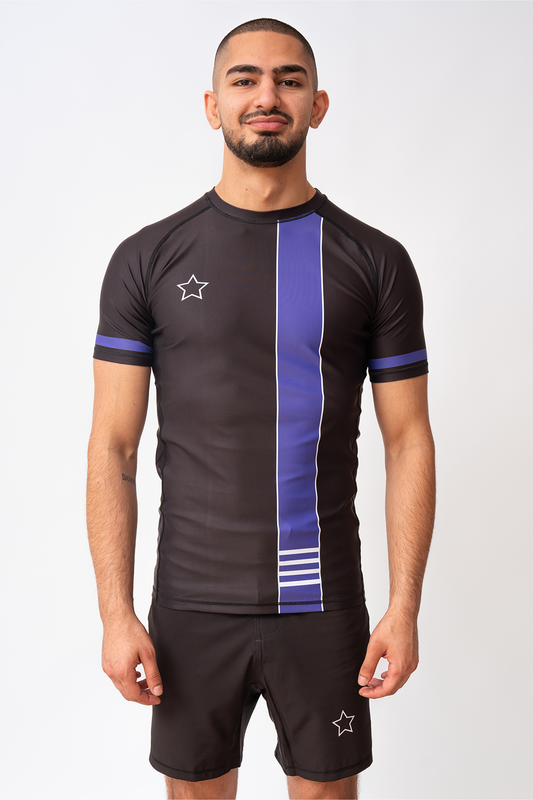 BJJ Rash Guard - Purple Belt